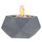 7Penn Tabletop Fire Pit Bowl - 11.6in Geometric Table Top Fire Bowl with Stones